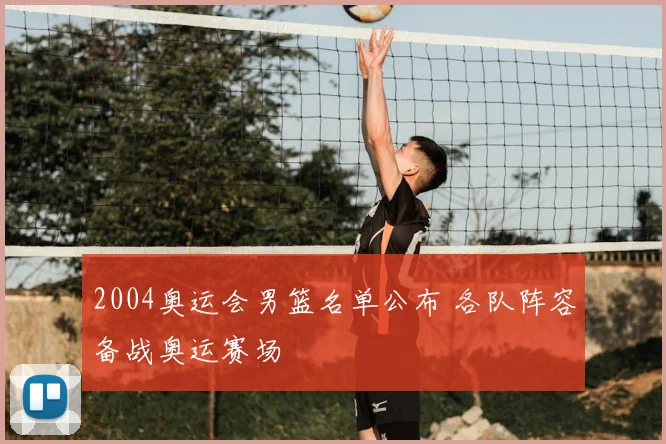 2004奥运会男篮名单公布 各队阵容备战奥运赛场