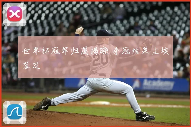 世界杯冠军归属揭晓 夺冠结果尘埃落定