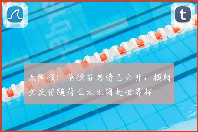 太阳报:范德芬恋情已公开,模特女友将随荷兰太太团赴世界杯
